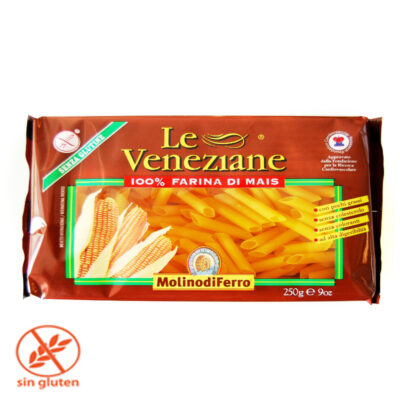 Penne Rigate Sin Gluten 250 Gr X 12 Veneziane