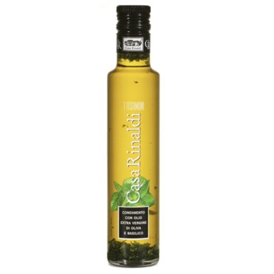 Olio Ext Verg Ol C/basilico 0,25l 6u Ali