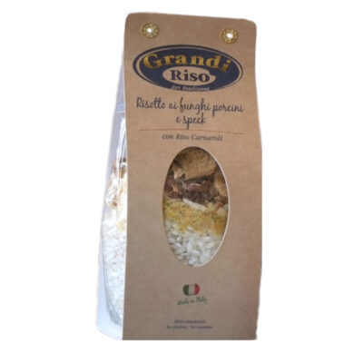 Risotto Funghi Porcini/speck 300g 6uds Grandi Riso