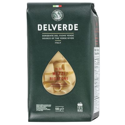 Mezzi Rigatoni 500gx20uds Delverde