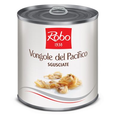 Vongole Sgusciate Nat 800gr X 6 Ud Robo