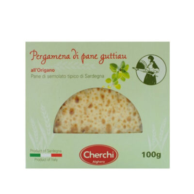 Pergamena Mini Pane Guttiau Origano 100g X10uds