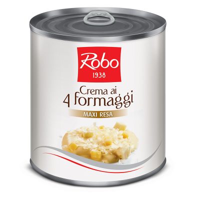 Crema 4 Formaggi 800 Gr X 6 Ud Robo