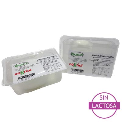 Burrata Sin Lactosa Take Away 0,200×8 Negrini