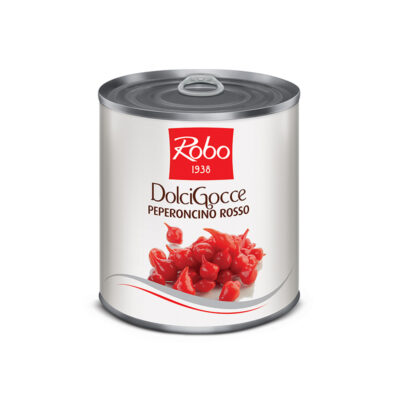 Peperoncini Gocce Rossi 780gr.x6ud Robo