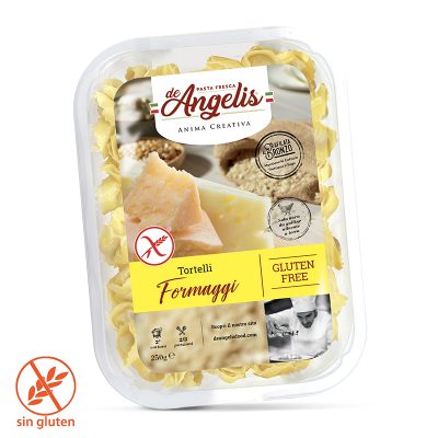 Tortelloni Formaggi Sin Gluten 250gx6u Deangelis