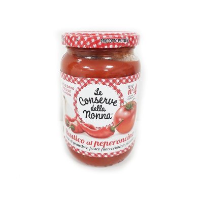 Sugo Rustico Peperoncino 190g 12u Conserve Nonna