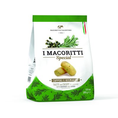 Macoritti Rosmarino E Capperi 250 Gr X 10 Ud