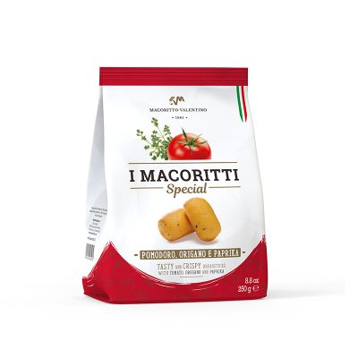 Macoritti Pomodoro E Origano 250 Gr X 16 Ud