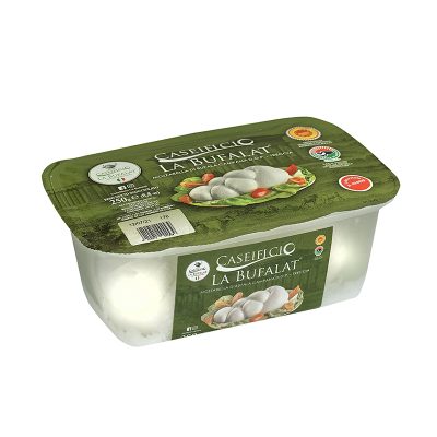 Mozzarella Di Bufala Dop Treccia 250gx8ud Bufalat