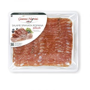 Salame Spianata Romana Affettato 100gx10u Negrini