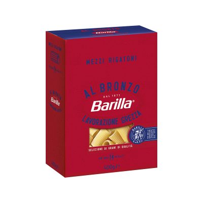 Mezzi Rigatoni Al Bronzo 400gx12u Barilla